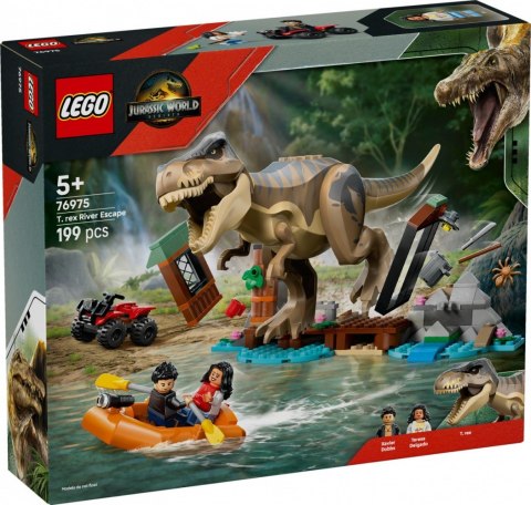 Klocki Jurassic World 76975 Ucieczka rzeką przed tyranozaurem Klocki Jurassic World 76975 Ucieczka rzeką przed tyranozaurem