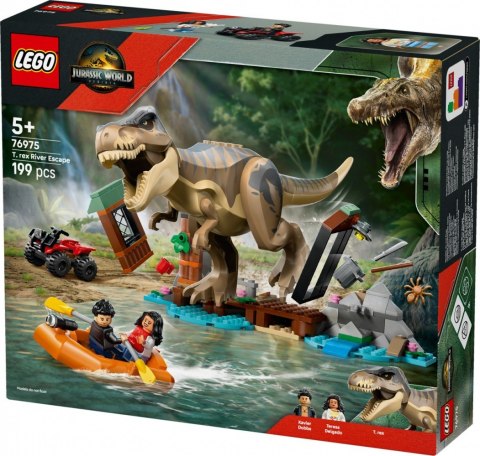 Klocki Jurassic World 76975 Ucieczka rzeką przed tyranozaurem Klocki Jurassic World 76975 Ucieczka rzeką przed tyranozaurem