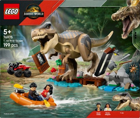 Klocki Jurassic World 76975 Ucieczka rzeką przed tyranozaurem Klocki Jurassic World 76975 Ucieczka rzeką przed tyranozaurem