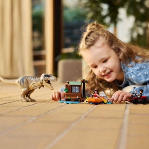Klocki Jurassic World 76975 Ucieczka rzeką przed tyranozaurem Klocki Jurassic World 76975 Ucieczka rzeką przed tyranozaurem