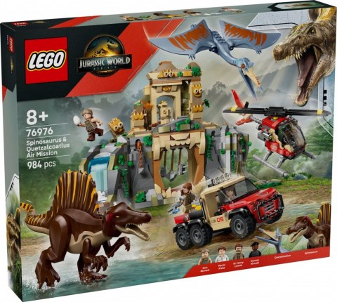 Klocki Jurassic World 76976 Powietrzna misja z kecalkoatlem i spinozaurem Klocki Jurassic World 76976 Powietrzna misja z kecalkoatlem i spinozaurem