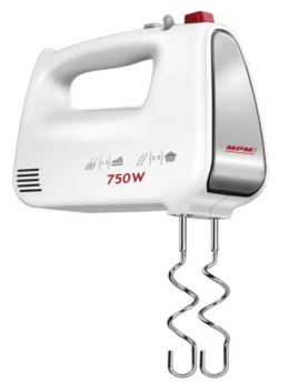 Mikser ręczny biały 750W MMR-19/B