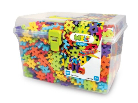 Klocki Meli Basic Travel Box Box 1000 el. Meli Klocki Meli Basic Travel Box Box 1000 el. Meli