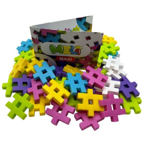 Klocki Meli Maxi Constructor Pink 120 el. Meli Klocki Meli Maxi Constructor Pink 120 el. Meli