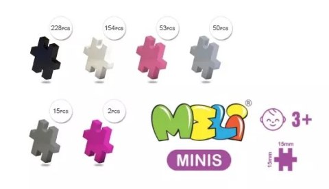 Klocki Meli Minis Farm 2w1 Krówka i Owieczka 500 el. Meli Klocki Meli Minis Farm 2w1 Krówka i Owieczka 500 el. Meli