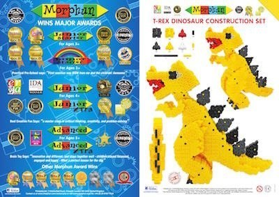 Morphun Lew i T-Rex 2374 el. - Klocki konstrukcyjne Morphun Morphun Lew i T-Rex 2374 el. - Klocki konstrukcyjne Morphun