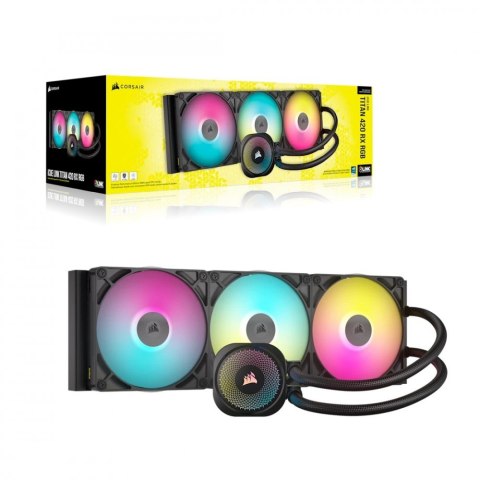 Chłodzenie wodne iCUE LINK TITAN 420 RX RGB AIO 420mm Chłodzenie wodne iCUE LINK TITAN 420 RX RGB AIO 420mm