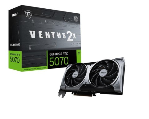 Karta graficzna GeForce RTX 5070 12G VENTUS 2X OC GDDR7 192bit HDMI/3DP Karta graficzna GeForce RTX 5070 12G VENTUS 2X OC GDDR7 192bit HDMI/3DP
