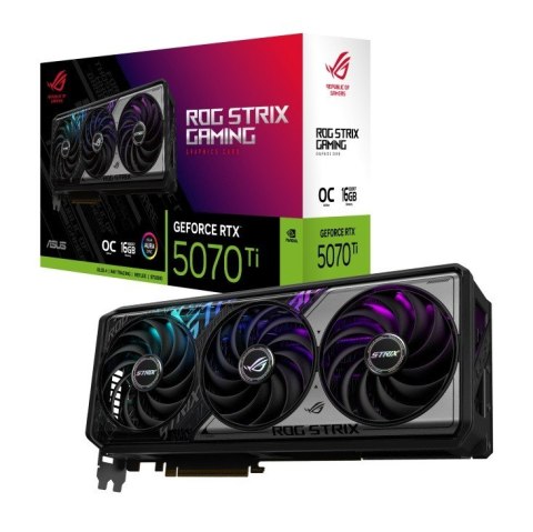 Karta graficzna ROG STRIX GeForce RTX 5070 TI OC GDDR7 256bit DP/HDMI Karta graficzna ROG STRIX GeForce RTX 5070 TI OC GDDR7 256bit DP/HDMI
