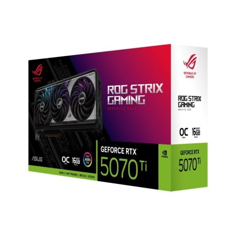 Karta graficzna ROG STRIX GeForce RTX 5070 TI OC GDDR7 256bit DP/HDMI Karta graficzna ROG STRIX GeForce RTX 5070 TI OC GDDR7 256bit DP/HDMI