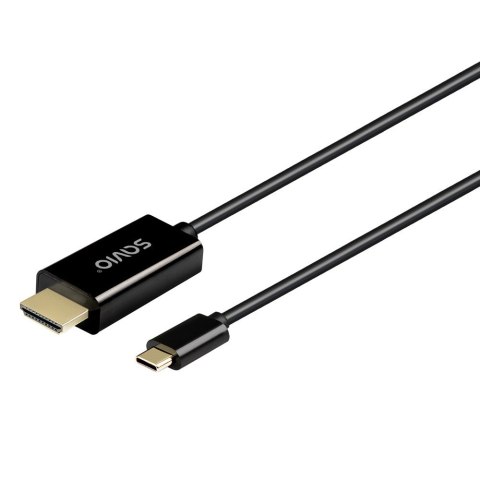 Kabel USB-C do HDMI CL-191 30Hz, 2m plastik Kabel USB-C do HDMI CL-191 30Hz, 2m plastik