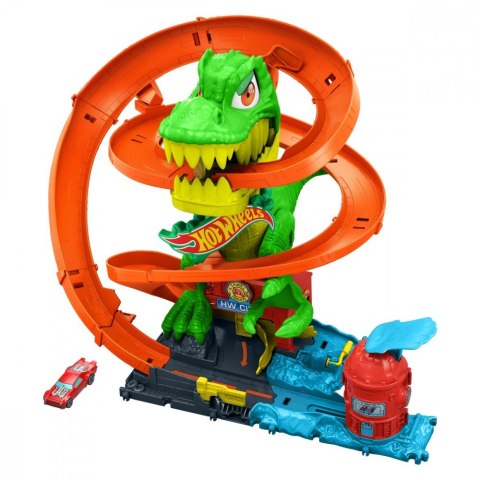 Tor samochodowy Zakręcony tor Remiza T-rexa Tor samochodowy Zakręcony tor Remiza T-rexa