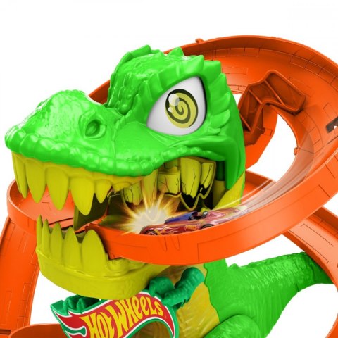 Tor samochodowy Zakręcony tor Remiza T-rexa Tor samochodowy Zakręcony tor Remiza T-rexa