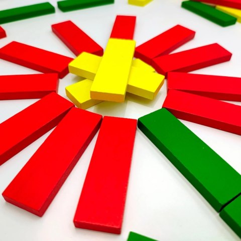 Klocki drewniane deseczki WABI Planks 12 cm - 100 szt. Wabi