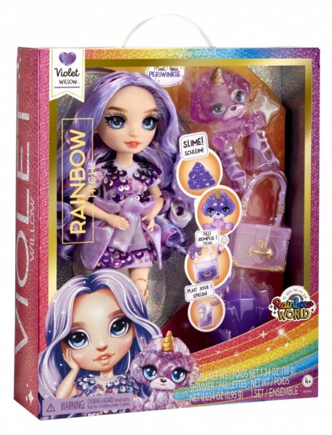 Lalka Classic Rainbow Fashion Violet Purple Lalka Classic Rainbow Fashion Violet Purple
