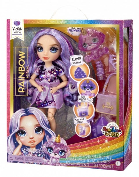Lalka Classic Rainbow Fashion Violet Purple Lalka Classic Rainbow Fashion Violet Purple