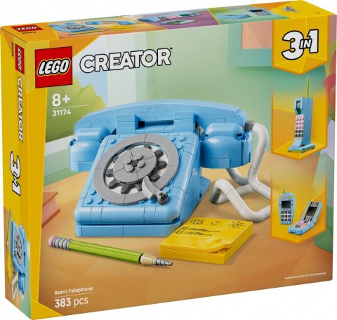 Klocki Creator 31174 Telefon w stylu retro Klocki Creator 31174 Telefon w stylu retro