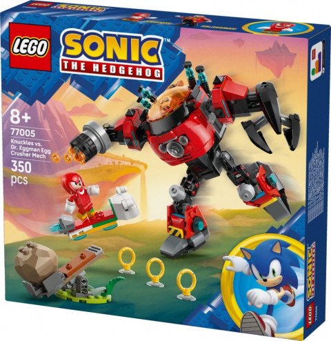 Klocki Sonic 77005 Knuckles kontra Dr. Eggman w mechu Egg Crusher Klocki Sonic 77005 Knuckles kontra Dr. Eggman w mechu Egg Crusher