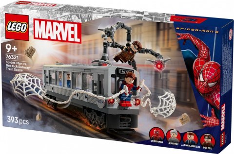 Klocki Super Heroes 76321 Spider-Man kontra Doc Ock - scena w metrze Klocki Super Heroes 76321 Spider-Man kontra Doc Ock - scena w metrze