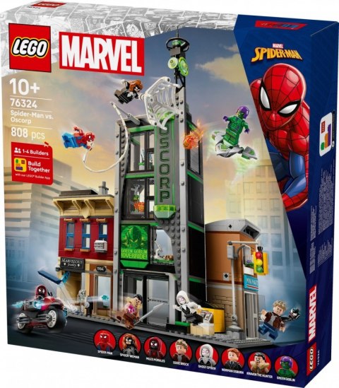 Klocki Super Heroes 76324 Spider-Man i Oscorp Klocki Super Heroes 76324 Spider-Man i Oscorp
