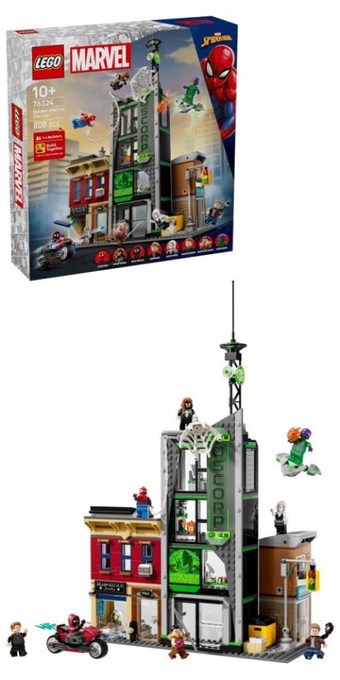Klocki Super Heroes 76324 Spider-Man i Oscorp Klocki Super Heroes 76324 Spider-Man i Oscorp