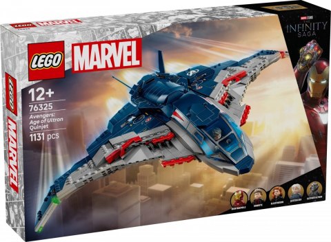 Klocki Super Heroes 76325 Avengers Czas Ultrona Quinjet Klocki Super Heroes 76325 Avengers Czas Ultrona Quinjet
