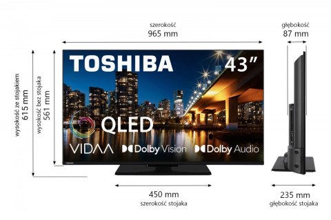 Telewizor QLED 43 cale 43QV3463DG Telewizor QLED 43 cale 43QV3463DG