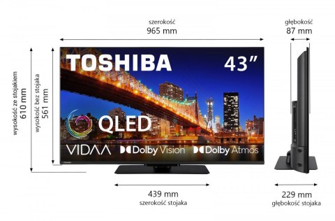 Telewizor QLED 43 cale 43QV3F63DG Telewizor QLED 43 cale 43QV3F63DG