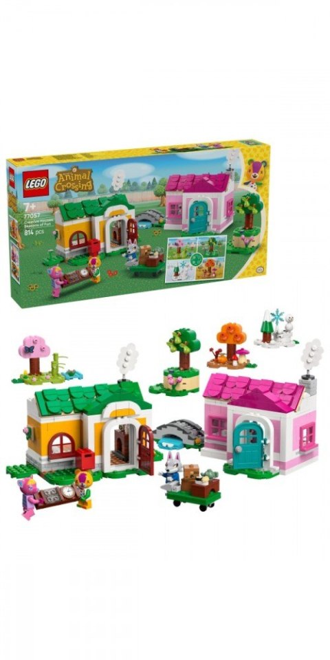 Klocki Animal Crossing 77057 Kreatywne domy: Pory zabawy Klocki Animal Crossing 77057 Kreatywne domy: Pory zabawy