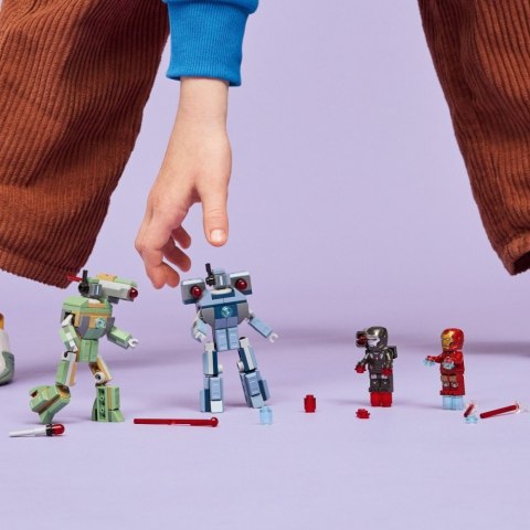 Klocki Super Heroes 76320 Iron Man i War Machine kontra drony Hammera Klocki Super Heroes 76320 Iron Man i War Machine kontra drony Hammera