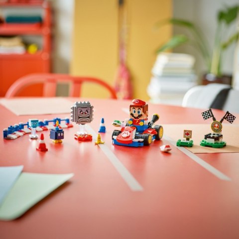 Klocki Super Mario 72043 Mario Kart - Interaktywna figurka LEGO Mario i Standard Kart Klocki Super Mario 72043 Mario Kart - Interaktywna figurka LEGO Mario i Standard Kart