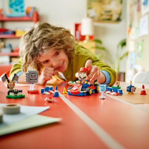 Klocki Super Mario 72043 Mario Kart - Interaktywna figurka LEGO Mario i Standard Kart Klocki Super Mario 72043 Mario Kart - Interaktywna figurka LEGO Mario i Standard Kart