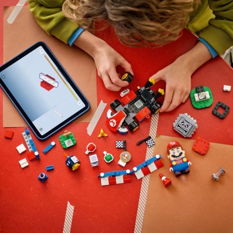 Klocki Super Mario 72043 Mario Kart - Interaktywna figurka LEGO Mario i Standard Kart Klocki Super Mario 72043 Mario Kart - Interaktywna figurka LEGO Mario i Standard Kart