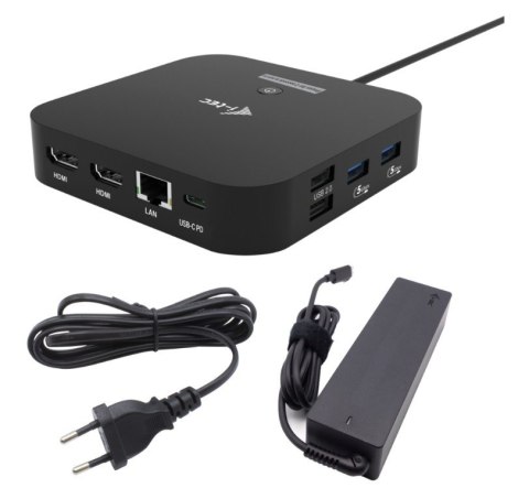 Stacja dokująca USB-C 2x HDMI Dock PD + Ładowarka 100W