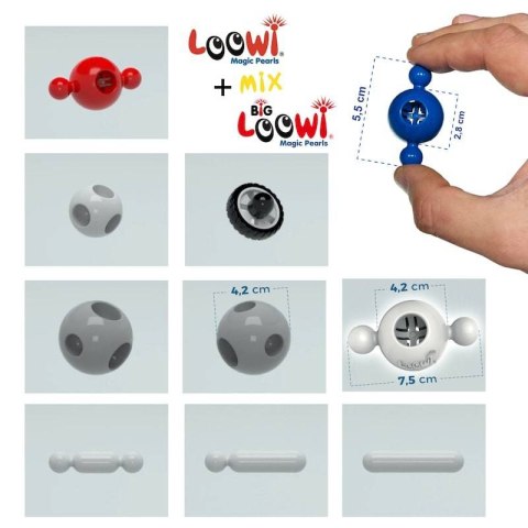 Klocki Loowi i Big Loowi Mix 45 el. Loowi Klocki Loowi i Big Loowi Mix 45 el. Loowi