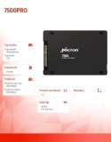 Dysk SSD 7500PRO 7680GB NVMe U.3 15mm Single Pack