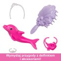 Lalka Barbie Malibu Syrenka Zmiana koloru