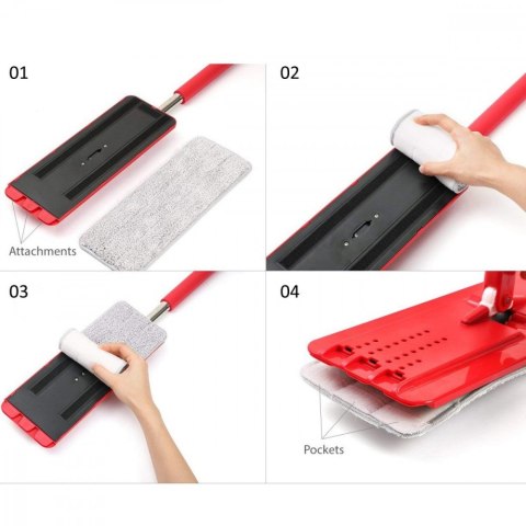 Mop płaski z wiadrem i wyciskaczem GB850 Mop płaski z wiadrem i wyciskaczem GB850
