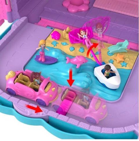 Zestaw Polly Pocket Wakacyjny kurort walizka