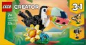 Klocki Creator 31173 Dzikie zwierzęta: Tropikalny tukan