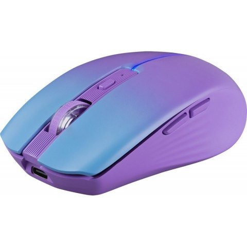 Mysz bezprzewodowa MYSTERY MM-301 RF+BT 1600DPI 6P fioletowa Mysz bezprzewodowa MYSTERY MM-301 RF+BT 1600DPI 6P fioletowa