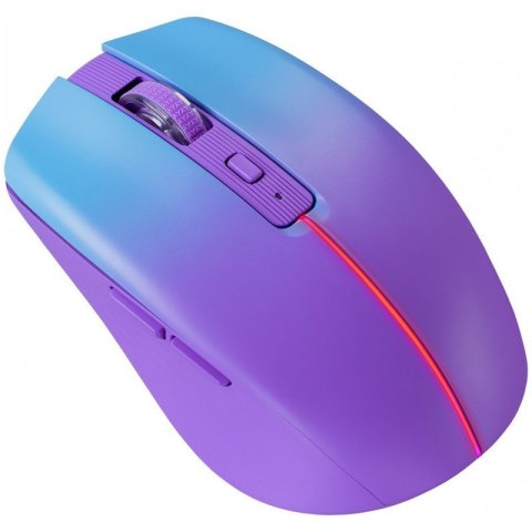 Mysz bezprzewodowa MYSTERY MM-301 RF+BT 1600DPI 6P fioletowa Mysz bezprzewodowa MYSTERY MM-301 RF+BT 1600DPI 6P fioletowa