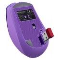 Mysz bezprzewodowa MYSTERY MM-301 RF+BT 1600DPI 6P fioletowa