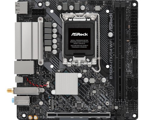 Płyta główna B760M-ITX D4 WIFI s1700 2DDR4 mITX M.2 USB-C Płyta główna B760M-ITX D4 WIFI s1700 2DDR4 mITX M.2 USB-C
