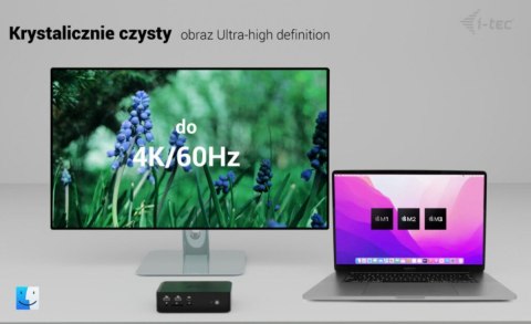 Stacja dokującaThunderbolt5 Quattro Display Docking Station 5x USB 2.5 GLan Power Delivery 140W