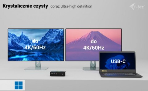 Stacja dokującaThunderbolt5 Quattro Display Docking Station 5x USB 2.5 GLan Power Delivery 140W