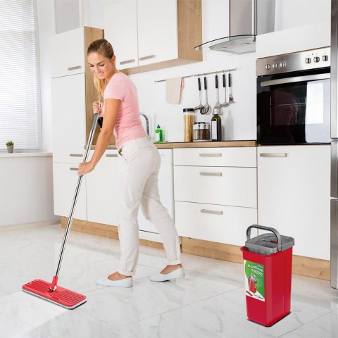 Mop płaski z wiadrem i wyciskaczem dwa wkłady HQ GreenBlue GB870 Mop płaski z wiadrem i wyciskaczem dwa wkłady HQ GreenBlue GB870