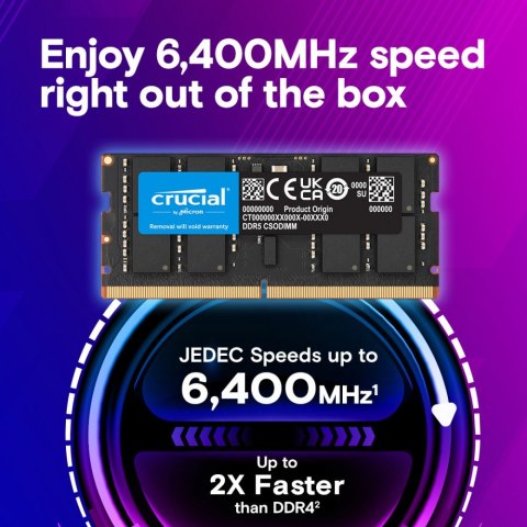 Pamięć do notebooka DDR5 CSODIMM 64GB (2*32GB)/6400 CL52 Pamięć do notebooka DDR5 CSODIMM 64GB (2*32GB)/6400 CL52
