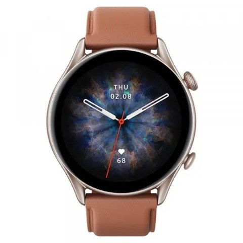 Smartwatch GTR3 Pro brązowa skóra