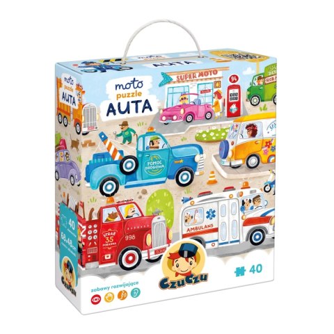 CzuCzu Moto puzzle Auta 3+ CzuCzu CzuCzu Moto puzzle Auta 3+ CzuCzu